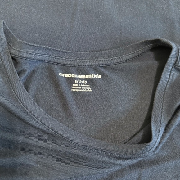Amazon Essentials Navy Blue Short Sleeve Crewneck Dress Size Small - Picture 2 of 6